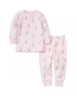 Пижамная рубашка Sophie La Girafe для девочек и amp; Комплект штанов - малыш , цвет Pink Kissy