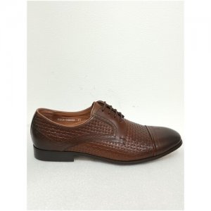Мужские туфли дерби VS83-106550, 44 размер Respect. Цвет: коричневый