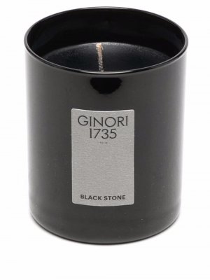 Ароматическая свеча Black Stone GINORI 1735. Цвет: черный