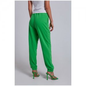 Зеленые брюки на резинке INCITY. Цвет: зеленый