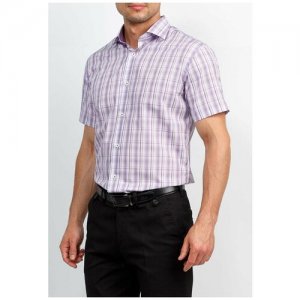 Рубашка , размер 174-184/40, фиолетовый GREG. Цвет: фиолетовый
