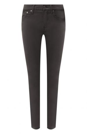 Однотонные джинсы-скинни Polo Ralph Lauren. Цвет: темно-серый