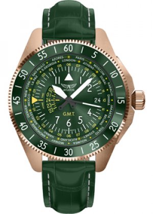 Швейцарские наручные мужские часы V.1.37.2.309.4. Коллекция Airacobra Aviator