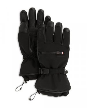 Тепловые карманные перчатки , цвет Black Moncler