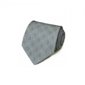 Итальянский мужской галстук Celine 825919. Цвет: серый