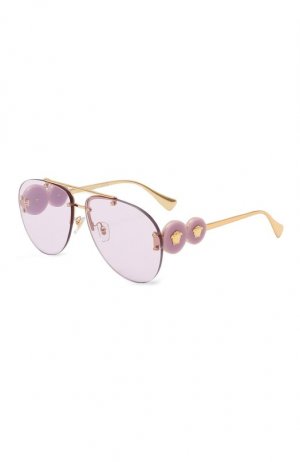 Солнцезащитные очки Versace. Цвет: сиреневый