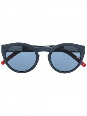 Солнцезащитные очки с логотипом Tommy Jeans. Цвет: синий