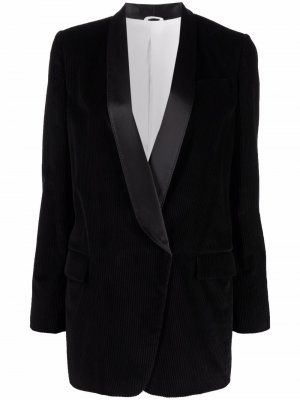 Пиджак с лацканами-шалькой Brunello Cucinelli. Цвет: черный