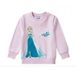Свитшот кофта для девочки Эльза 122 Disney. Цвет: розовый/фиолетовый