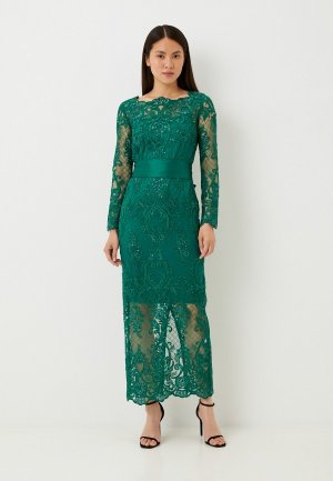Платье и комбинация La selva. Цвет: зеленый