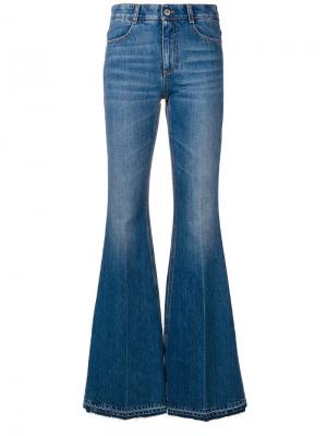 Расклешенные джинсы с завышенной талией Stella McCartney. Цвет: синий