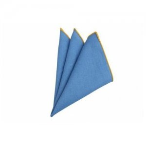 Нагрудный платок, голубой 2beMan. Цвет: голубой