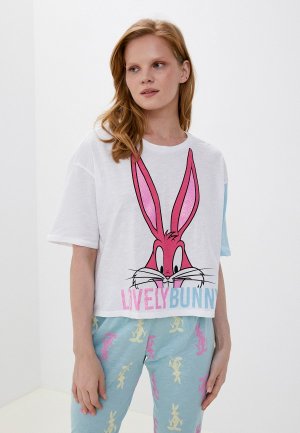 Футболка домашняя United Colors of Benetton. Цвет: белый
