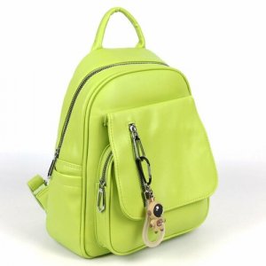Рюкзак Z166-2 Светло-Зеленый, фактура гладкая, зеленый Piove. Цвет: зеленый/салатовый