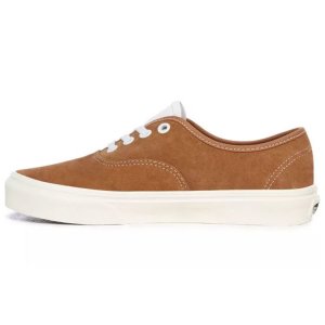 Authentic Pig Suede Brown Unisex Sneakers Brown-Sugar Snow-White VN0A2Z5I18M Vans