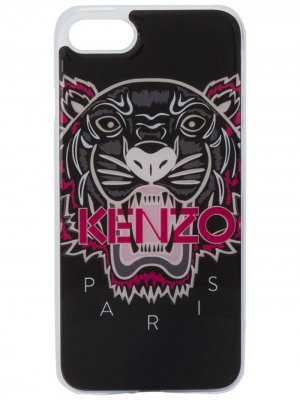 Чехол для iPhone 7 с принтом тигра Kenzo. Цвет: черный