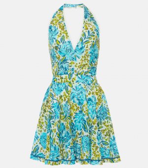 Платье beth с цветочным принтом , синий Poupette St Barth