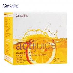 Actijuice растворимый порошок со вкусом апельсина, 20 пакетиков 41804 - Тайский Giffarine