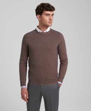 Пуловер трикотажный KWL-0831 BROWN HENDERSON. Цвет: коричневый