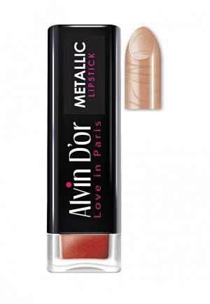 Помада Alvin Dor D'or Metallic Lipstick Тон 09. Цвет: бежевый