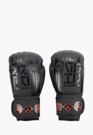 Перчатки боксерские Hardcore Training Viking`s Path Boxing Gloves. Цвет: черный