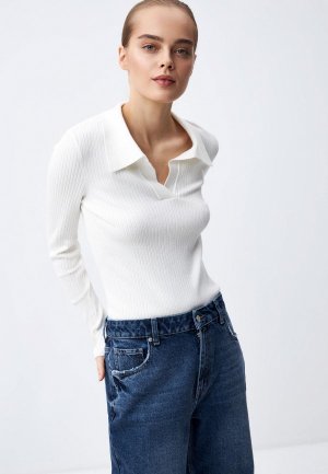 Пуловер Sela Exclusive online. Цвет: белый