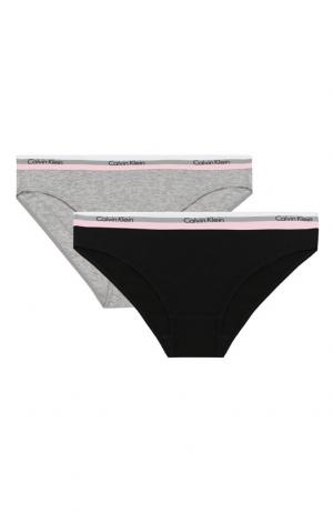 Комплект из двух трусов-слипов Calvin Klein Underwear. Цвет: черный