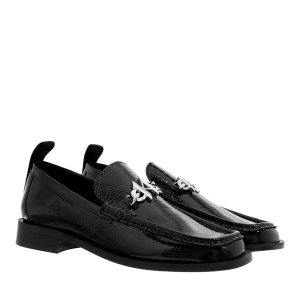 Лоферы mokassino ii kl chain loafer black textured , черный Karl Lagerfeld