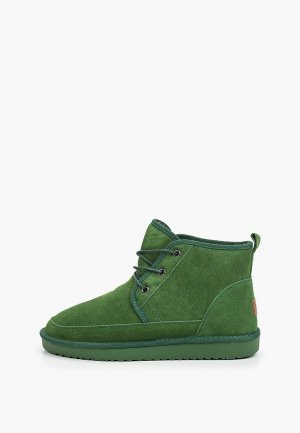 Ботинки Ascalini Полнота _8. Цвет: зеленый