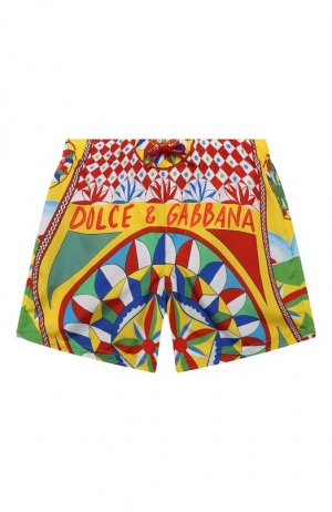 Плавки-шорты Dolce & Gabbana. Цвет: разноцветный