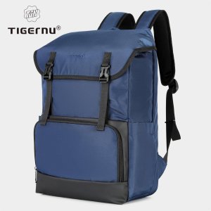 Большой емкости дорожный рюкзак для мужчин Высокое качество водонепроницаемый 15,6-дюймовый школьный ноутбука сумка USB мужской женский Tigernu