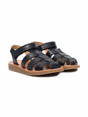 Ragnetto woven-strap sandals Gallucci Kids. Цвет: синий
