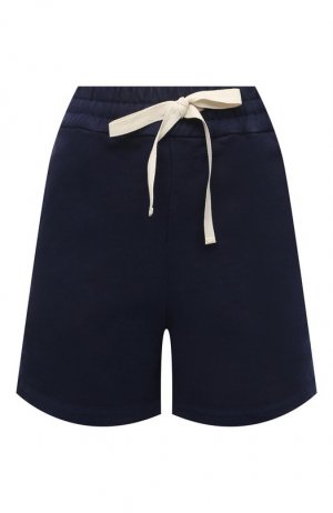 Хлопковые шорты Jil Sander. Цвет: синий