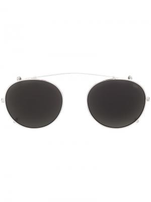 Солнцезащитные очки 306 на зажиме Eyevan7285. Цвет: металлический