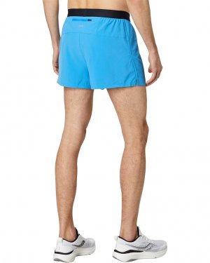 Шорты Outpace 2.5 Split Shorts, цвет Azure Saucony