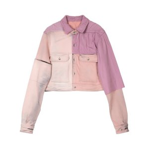 Куртка Rick Owens DRKSHDW Giacca Denim Cropped 'Faded Pink', розовый