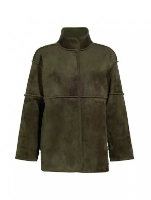Куртка Albany из искусственной замши шерпы Velvet By Graham & Spencer, цвет army Spencer