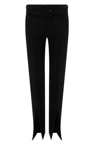Шерстяные брюки Versace. Цвет: чёрный
