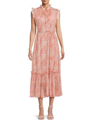 Платье миди для пикника «Калейдоскоп» , розовый Zimmermann