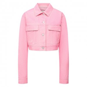 Джинсовая куртка Givenchy. Цвет: розовый