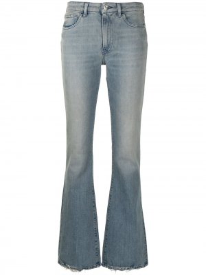 Расклешенные джинсы Farrah 3x1. Цвет: синий