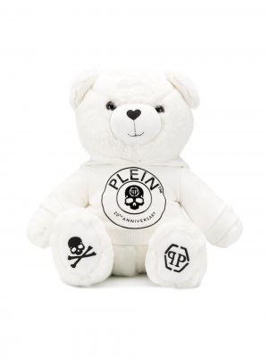 Мягкая игрушка 20th anniversary в форме медведя Philipp Plein Junior. Цвет: белый