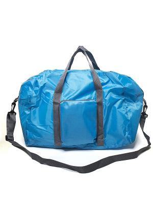 Складная большая сумка, голубая Homsu. Цвет: голубой