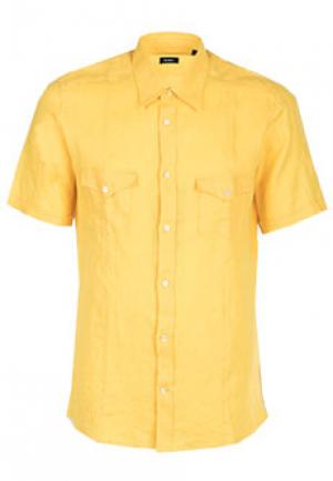 Рубашка SMALTO. Цвет: желтый