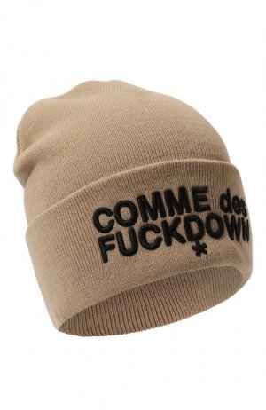 Шапка Comme des Fuckdown. Цвет: бежевый