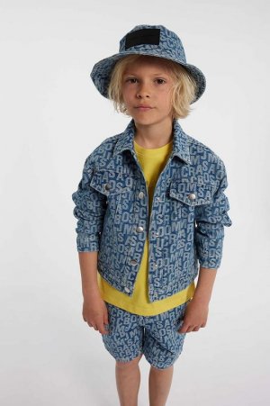Детская шапка, синий Marc Jacobs