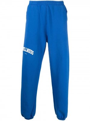 Спортивные брюки с логотипом Sporty & Rich. Цвет: синий