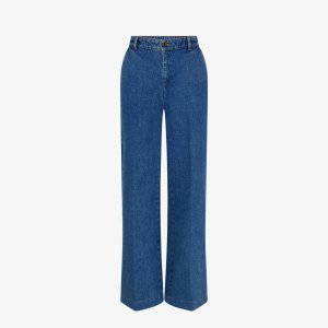 Расклешенные джинсы с высокой посадкой и широкими штанинами California Soeur, синий SOEUR