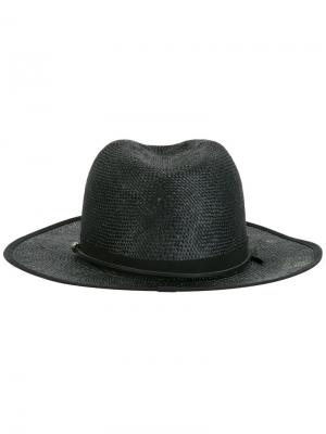 Соломенная шляпа The Kooples. Цвет: чёрный