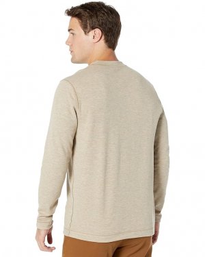 Свитер Reversible Long Sleeve Crew Neck Sweater, цвет Oatmeal/Light Grey Johnston & Murphy